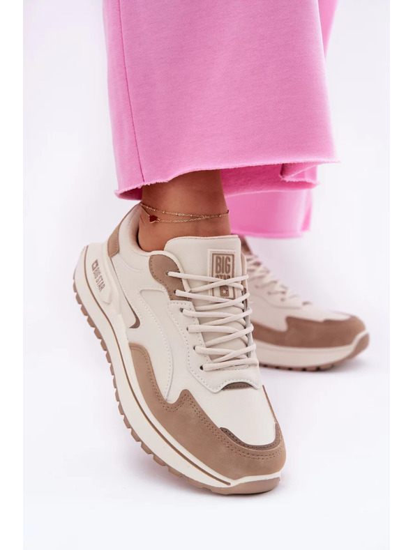 BIG STAR SHOES Női tornacipő Big Star HI-POLY SYSTEM – bézs