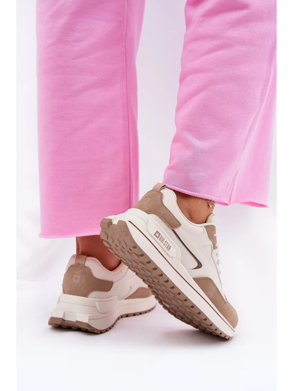 BIG STAR SHOES Női tornacipő Big Star HI-POLY SYSTEM – bézs