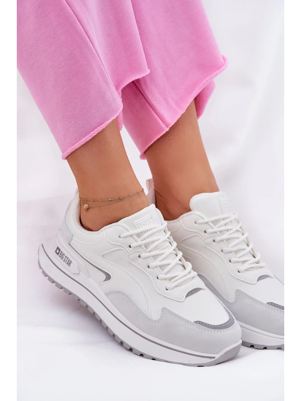 BIG STAR SHOES Női tornacipő Big Star HI-POLY SYSTEM – fehér