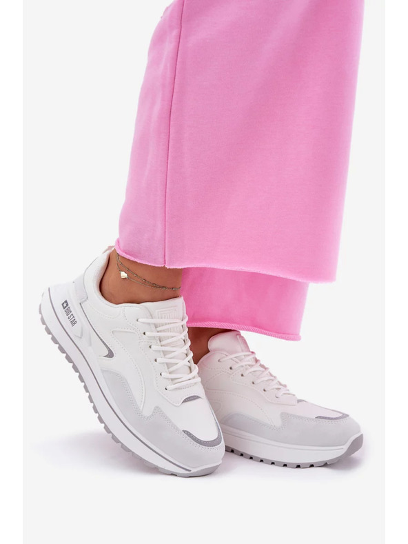 BIG STAR SHOES Női tornacipő Big Star HI-POLY SYSTEM – fehér