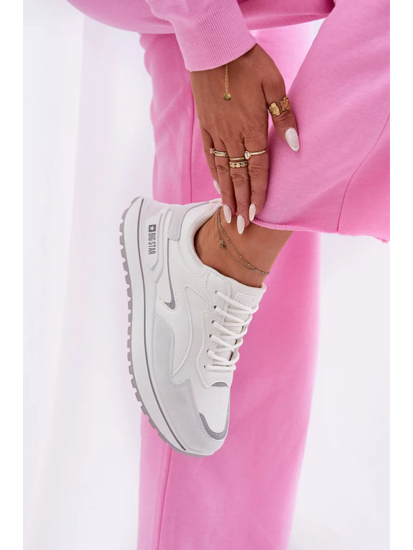 BIG STAR SHOES Női tornacipő Big Star HI-POLY SYSTEM – fehér