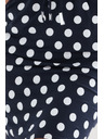 numoco Sportos ruha övvel és zsebbel - sötétkék fehér pöttyökkel