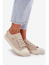 BIG STAR SHOES Női vászon tornacipő Big Star – bézs