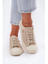 BIG STAR SHOES Női vászon tornacipő Big Star – bézs
