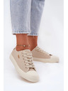 BIG STAR SHOES Női vászon tornacipő Big Star – bézs