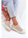 BIG STAR SHOES Női vászon tornacipő Big Star – bézs