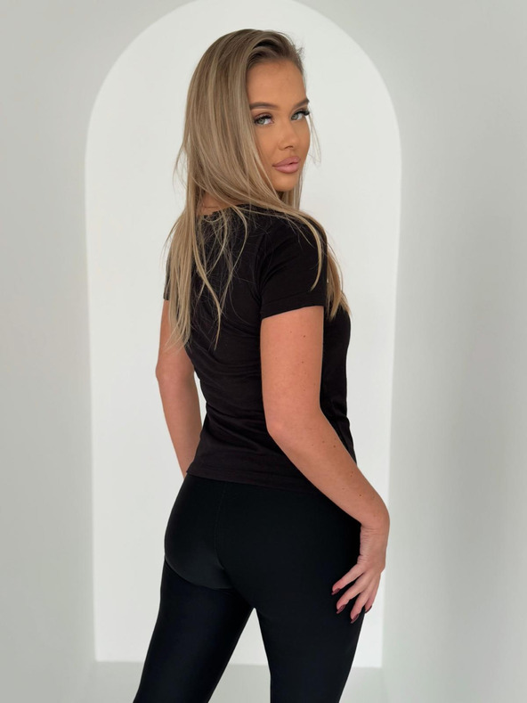 Edoti Fekete SLR098 pamut póló OTHER