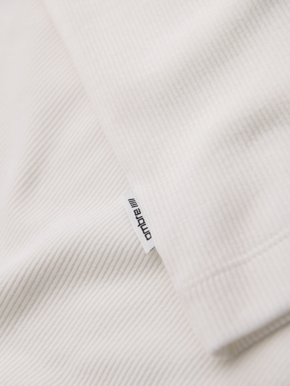 Ombre Clothing Férfi pamut basic póló - fehér