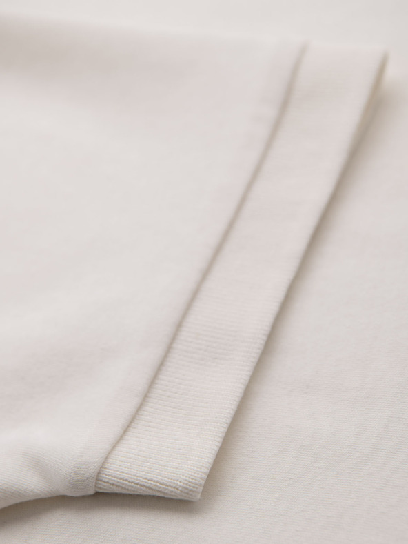 Ombre Clothing Férfi cipzáras pólóing - fehér