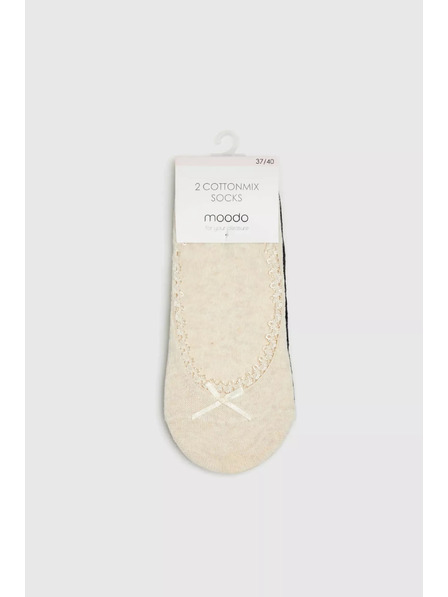 Moodo Bézs zokni