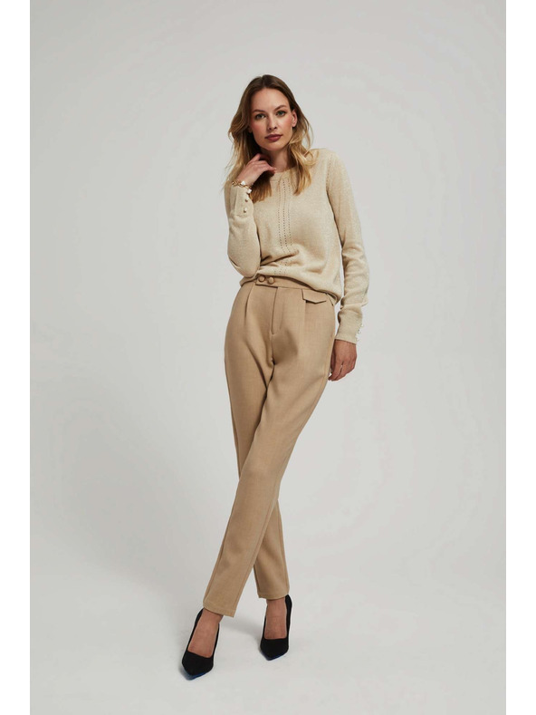 Moodo Bézs mel nadrág