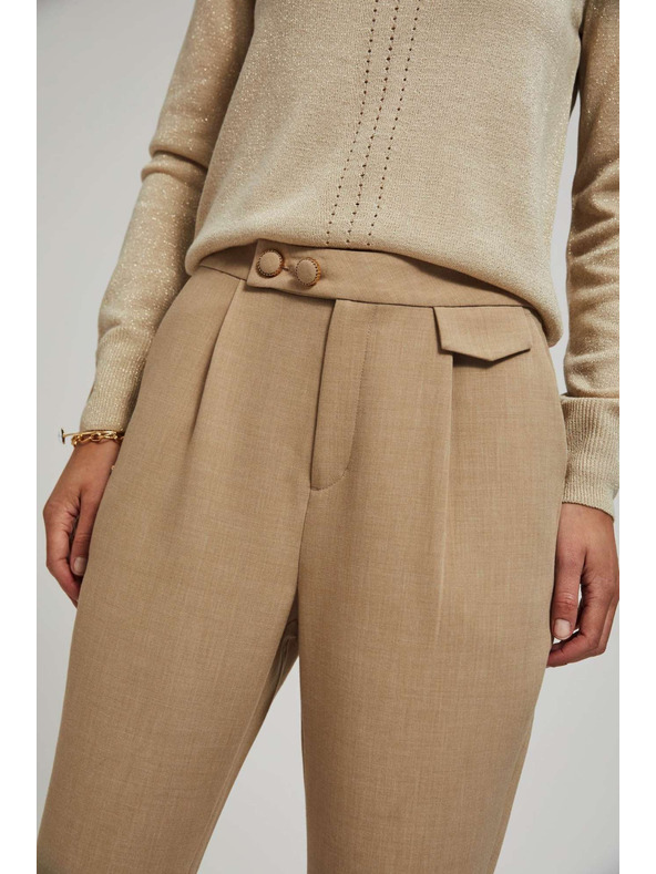 Moodo Bézs mel nadrág