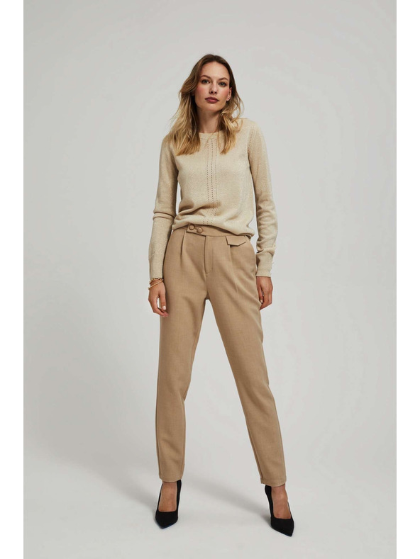 Moodo Bézs mel nadrág