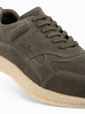 Ombre Clothing Férfi könnyű velúr sportcipő - olíva