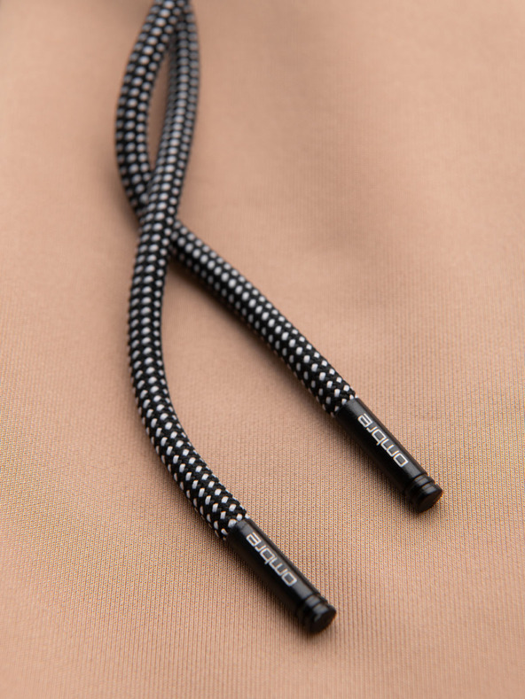 Ombre Clothing Férfi jogger melegítőnadrág kontrasztos csíkokkal - bézs