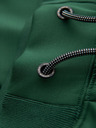 Ombre Clothing Férfi melegítőnadrág kontrasztos szegéllyel - sötétzöld