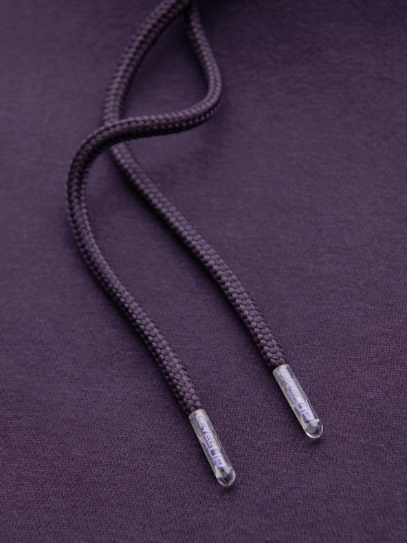 Ombre Clothing Unisex kapucnis pulóver zsebbel - lila