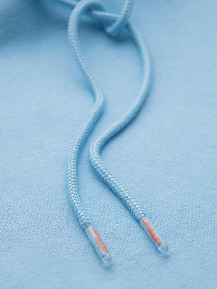 Ombre Clothing Unisex kapucnis pulóver zsebbel - kék