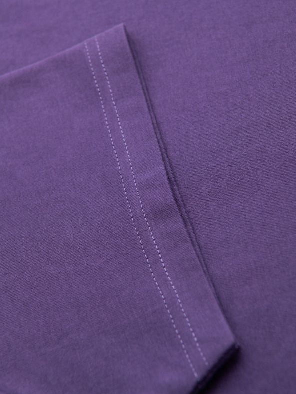 Ombre Clothing BASIC férfi klasszikus pamut póló - lila