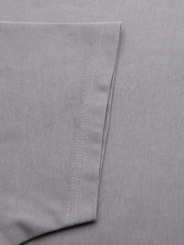 Ombre Clothing BASIC férfi klasszikus pamut póló - szürke