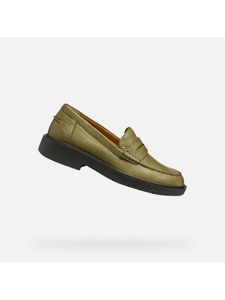 Geox Khaki Geox Spherica EC-1 női mokaszín