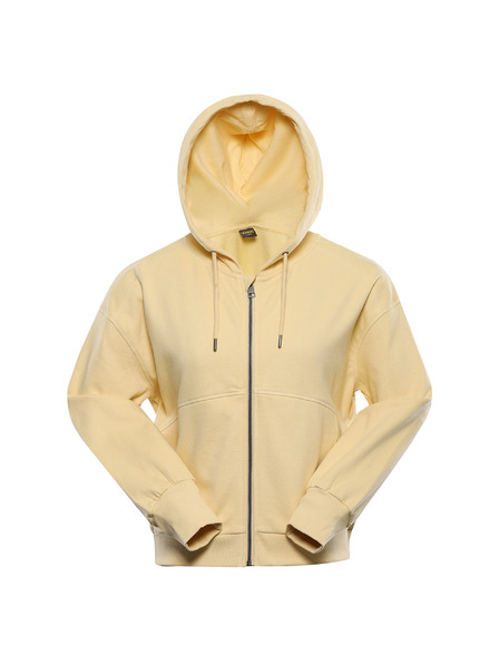 NAX Női pamut pulóver nax NAX OLOSA apricot gelato