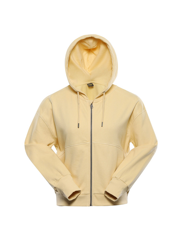 NAX Női pamut pulóver nax NAX OLOSA apricot gelato