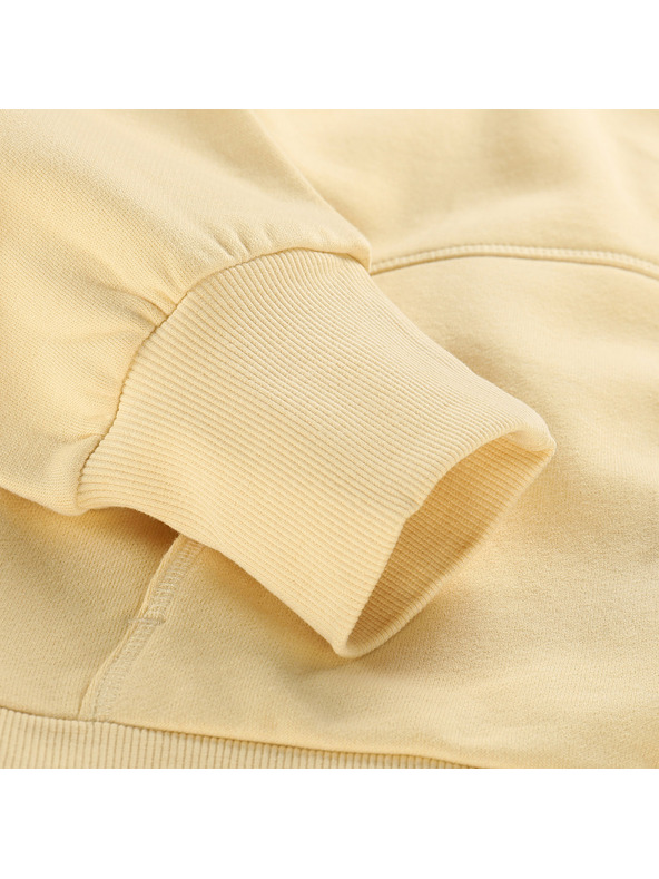 NAX Női pamut pulóver nax NAX OLOSA apricot gelato