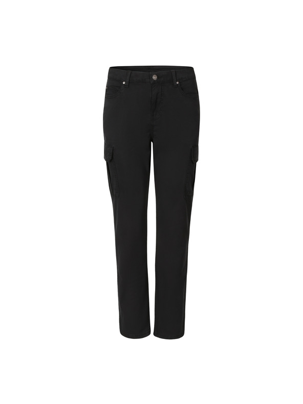 ALPINE PRO Női pamut nadrág zsebekkel ALPINE PRO KALLA black