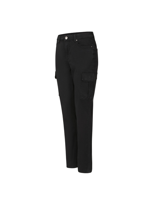 ALPINE PRO Női pamut nadrág zsebekkel ALPINE PRO KALLA black