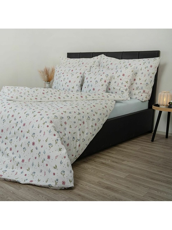 Kvalitex Klasszikus krepp ágynemű 140x200, 70x90cm Nyári rét