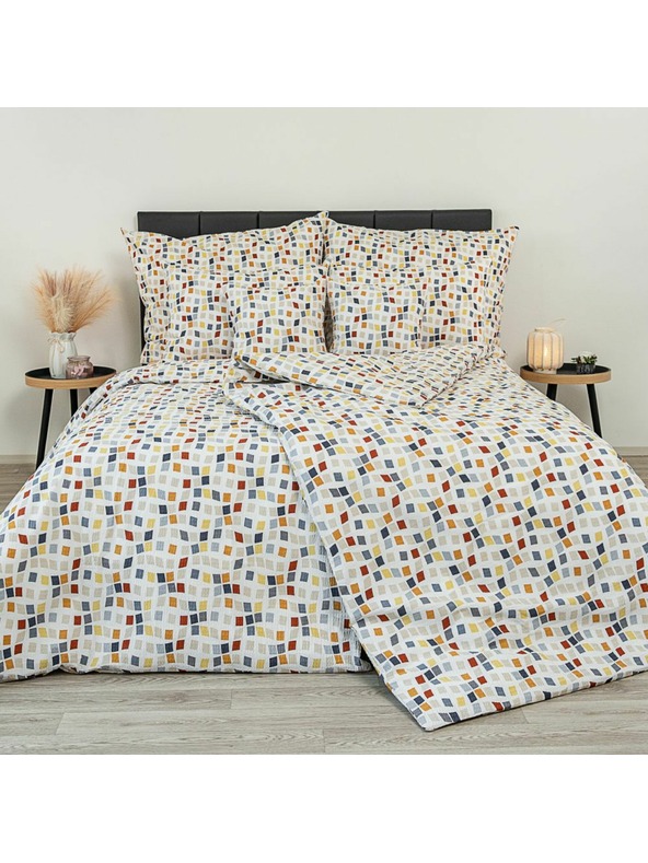 Kvalitex Klasszikus krepp ágynemű 140x200, 70x90cm Mozaika