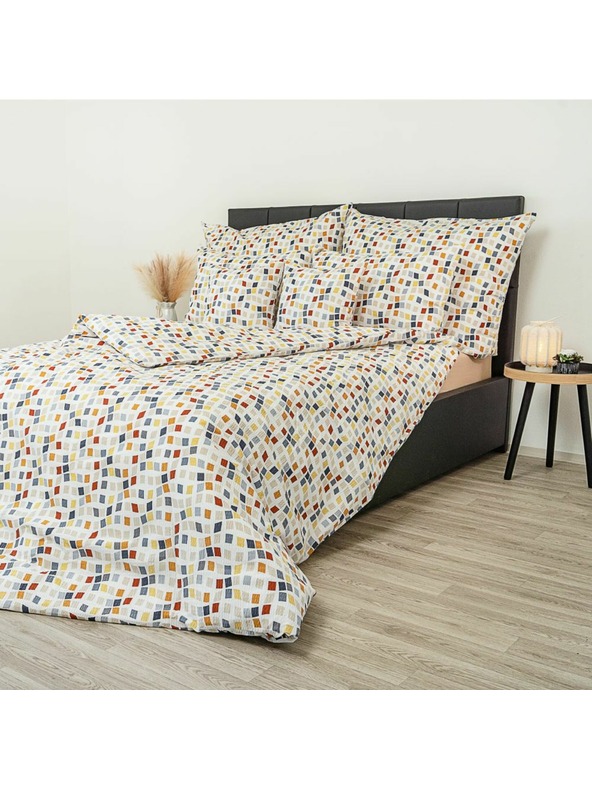 Kvalitex Klasszikus krepp ágynemű 140x200, 70x90cm Mozaika