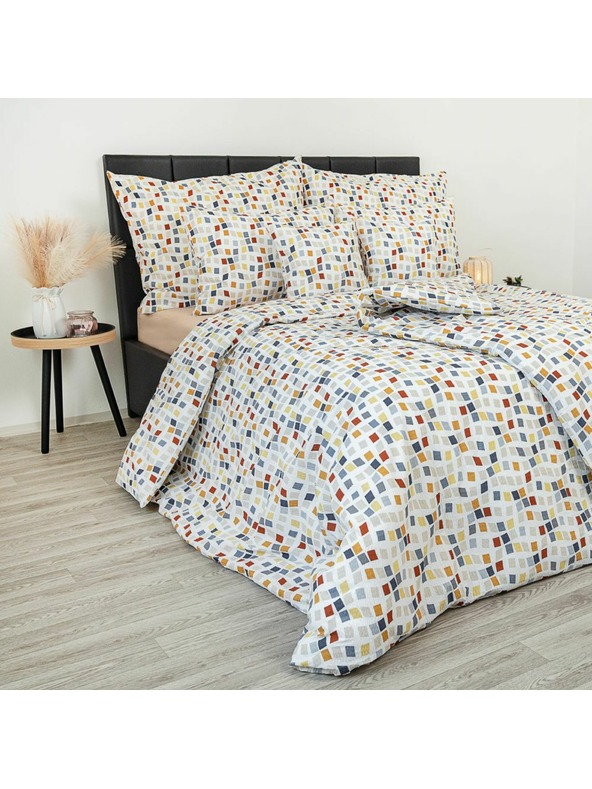 Kvalitex Klasszikus krepp ágynemű 140x200, 70x90cm Mozaika