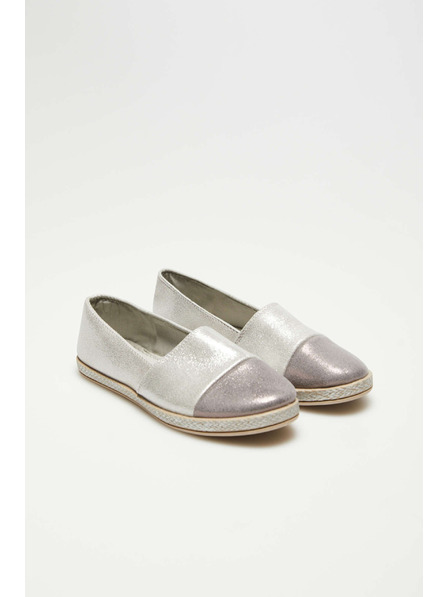 Moodo Ezüst espadrilles