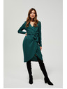 Moodo Sötétzöld wrap ruha