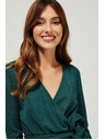 Moodo Sötétzöld wrap ruha