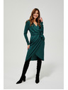 Moodo Sötétzöld wrap ruha