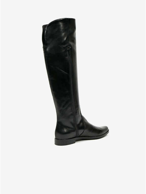 Ojju Fekete bőr csizma OJJU