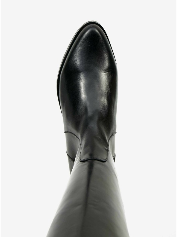 Ojju Fekete bőr csizma OJJU