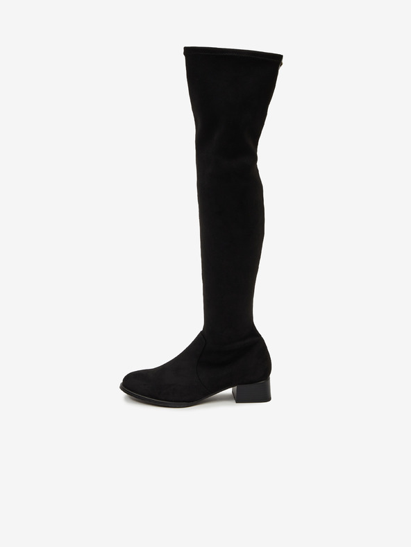 Ojju Fekete velúr csizma OJJU