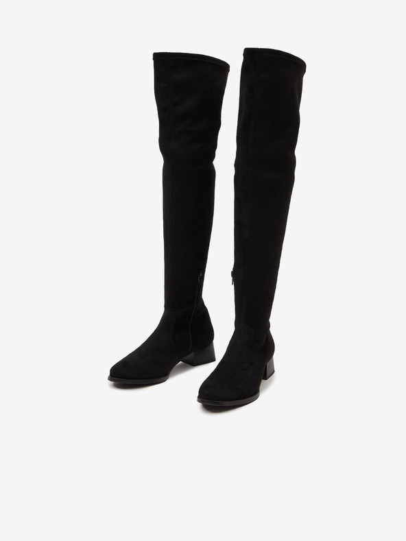 Ojju Fekete velúr csizma OJJU