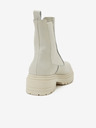 Ojju Világosszürke női bőr chelsea csizma OJJU