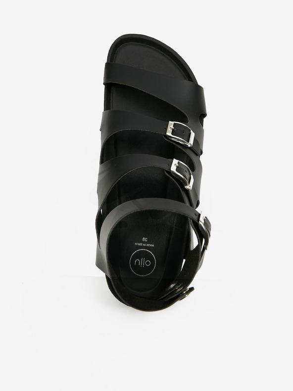 Ojju Fekete női bokaszandál OJJU