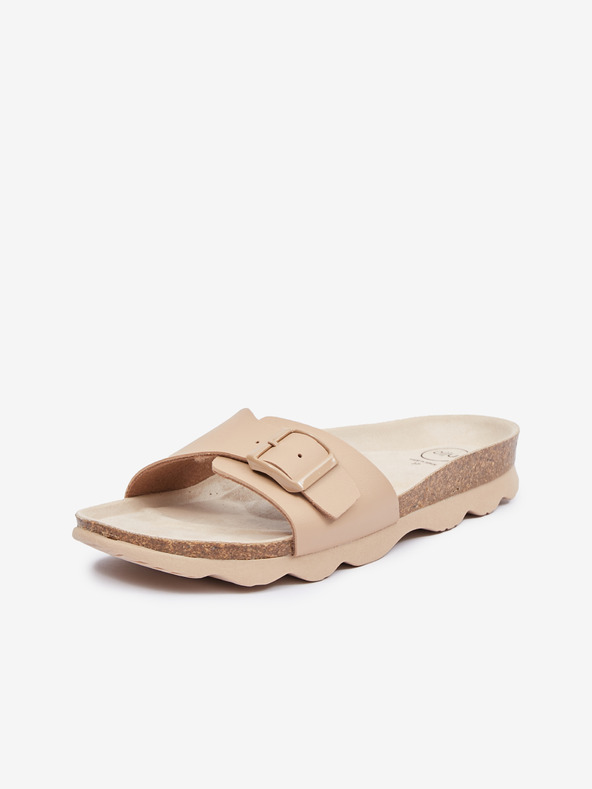 Ojju Bézs női papucs OJJU