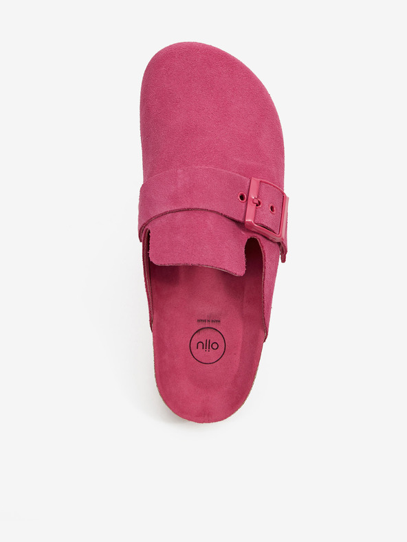 Ojju Sötét rózsaszínű női velúrpapucs OJJU