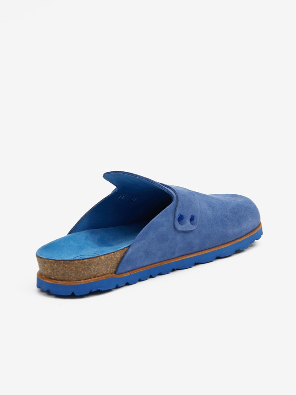 Ojju Kék női szarvasbőr papucs OJJU