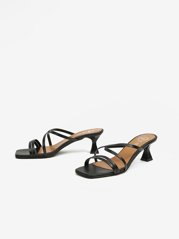 Ojju Fekete női sarokcipő OJJU