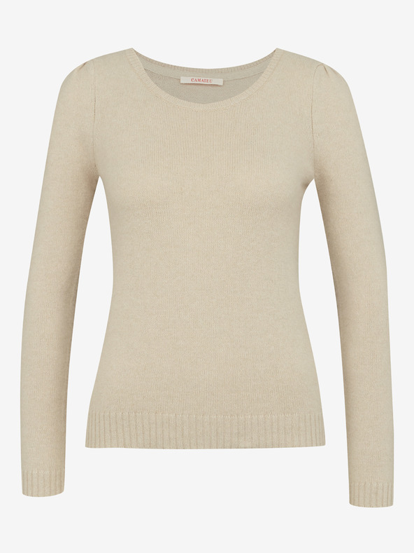 CAMAIEU Bézs női CAMAIEU pulóver