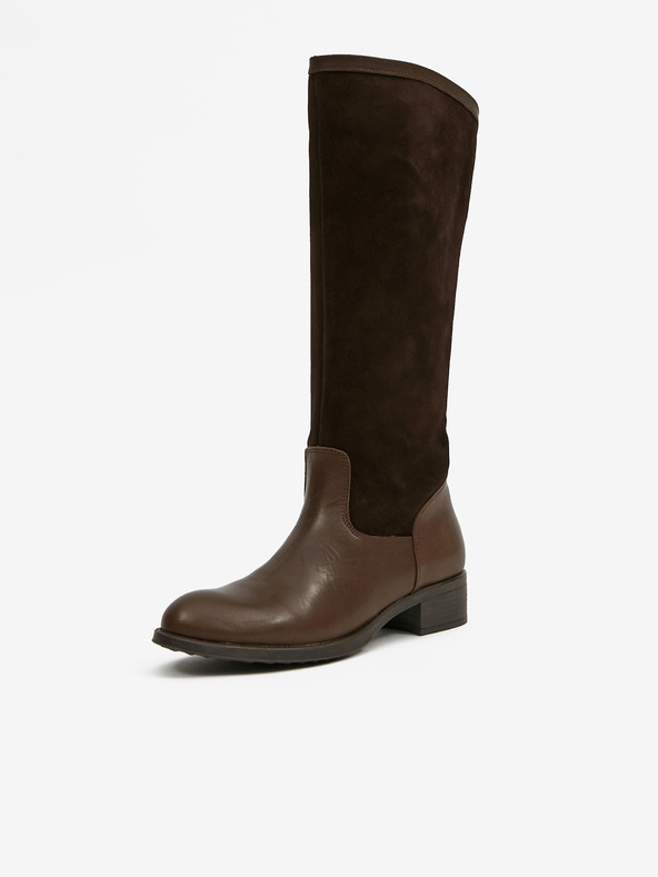 Ojju Sötétbarna szarvasbőr csizma OJJU